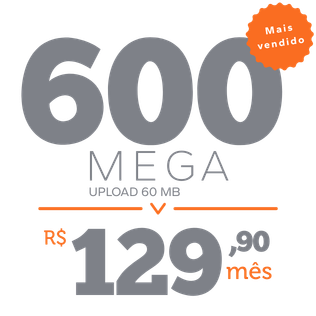 600 mega mais